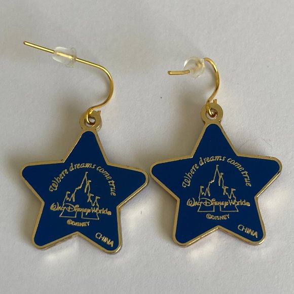 Vintage Disney Pluto Earrings Fab 5 Dog Disneyana Signed Charm Gold Plated - Picture 7 of 9